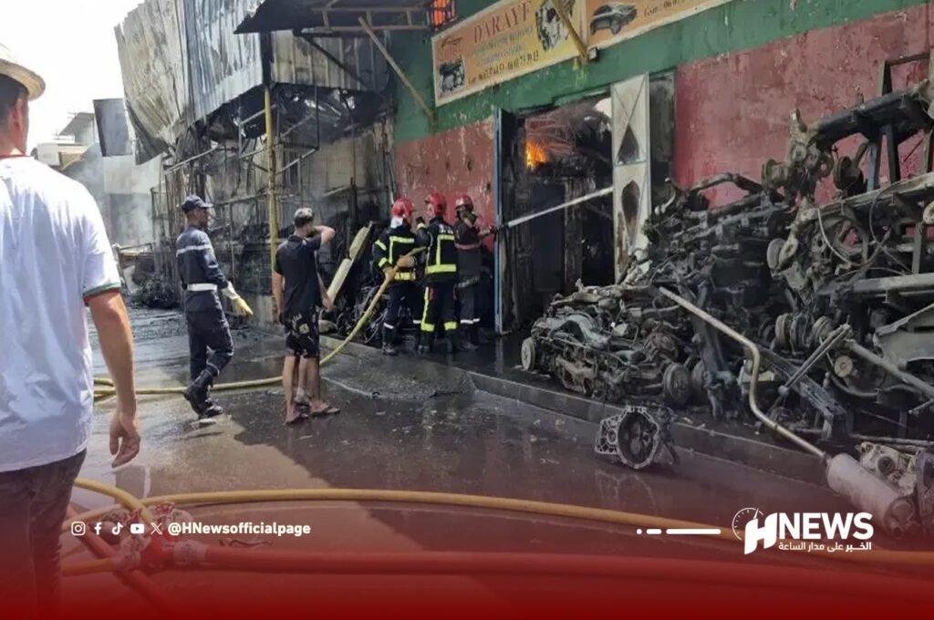 حريق سوق السالمية