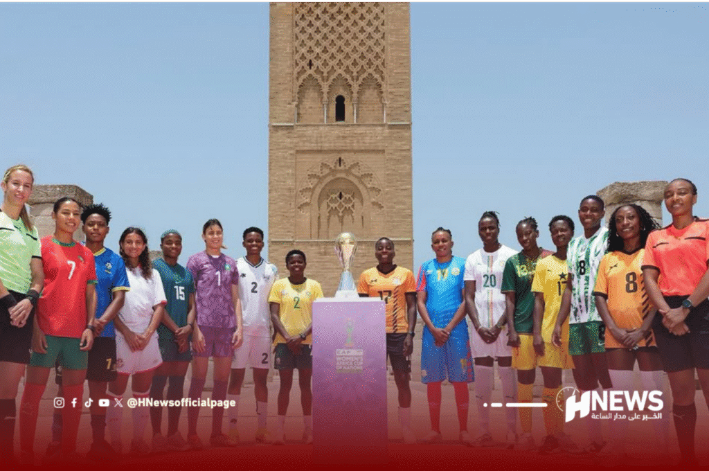 مجسم كأس إفريقيا للسيدات