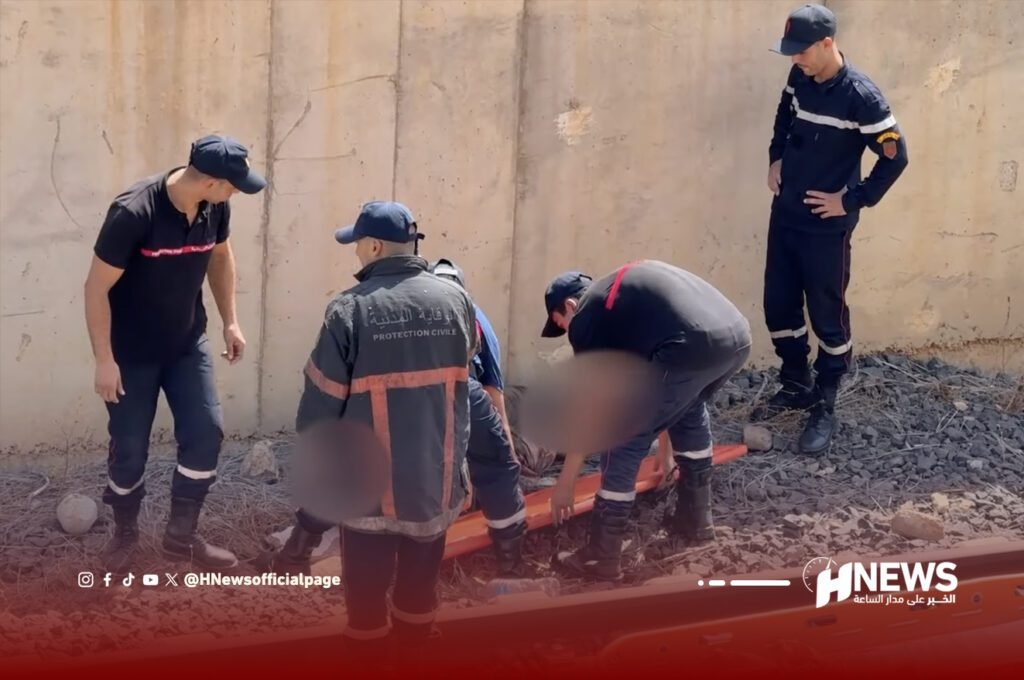 سقوط رجل في قنطرة