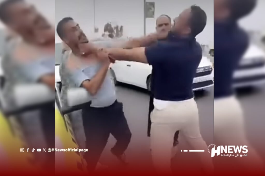 فيديو.. اعتداء على سائق طاكسي بعد خلاف مروري بتغازوت