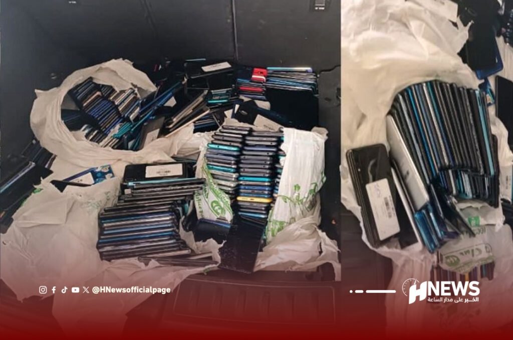 حجز 1400 هاتف نقال داخل سيارة أجنبية بالأوداية