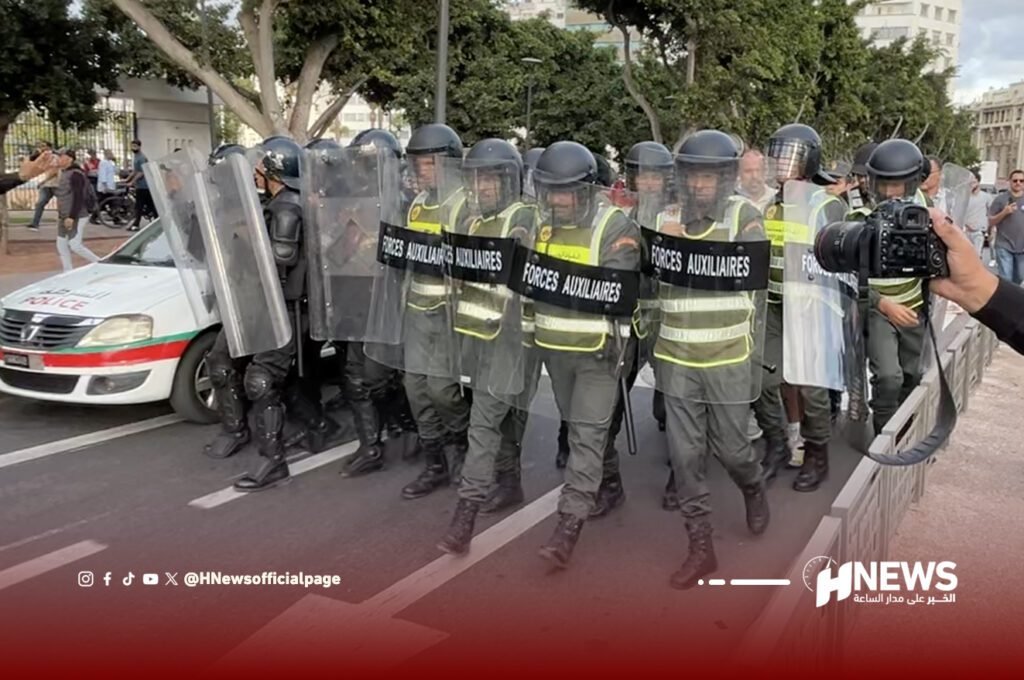 أمن احتجاجات