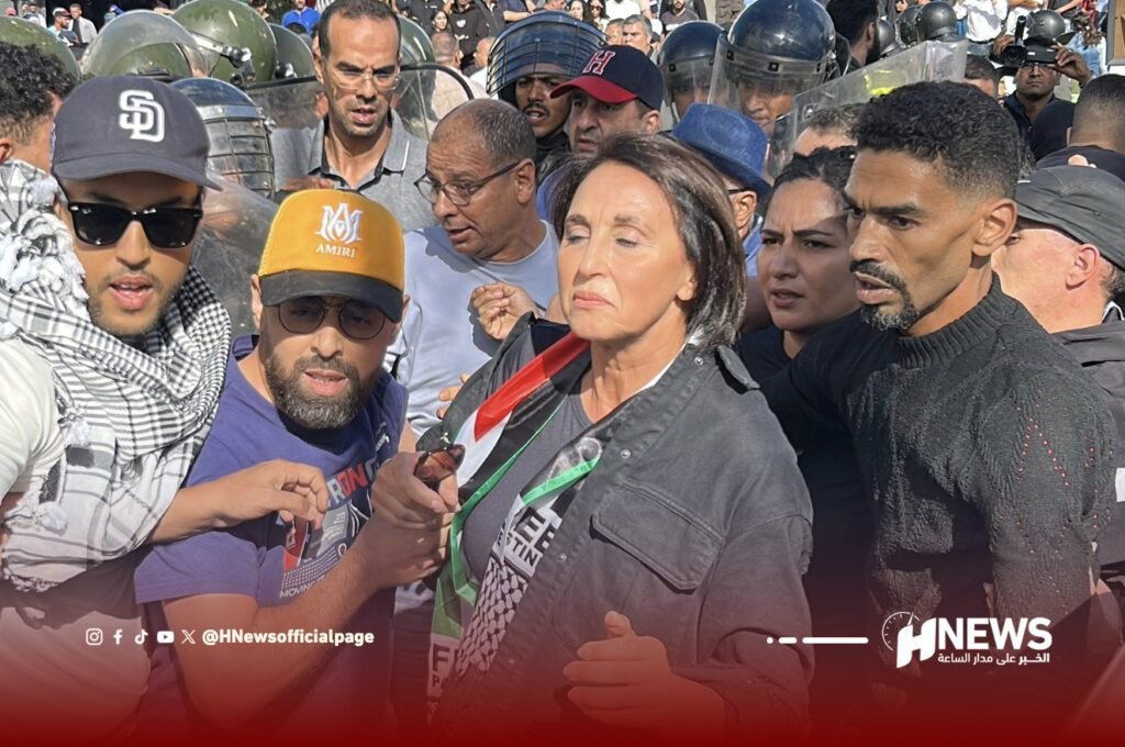 احتجاجات نبيلة منيب