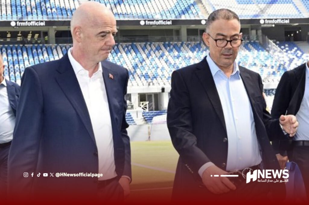 إنفانتينو يزور ملعب طنجة ويشيد بجاهزيته لاحتضان “كان 2025”