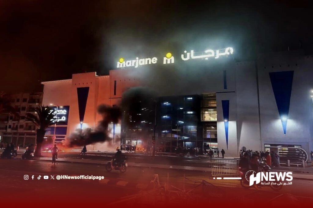 درك إنزكان بمديونة لاعتقال مشارك في التخريب