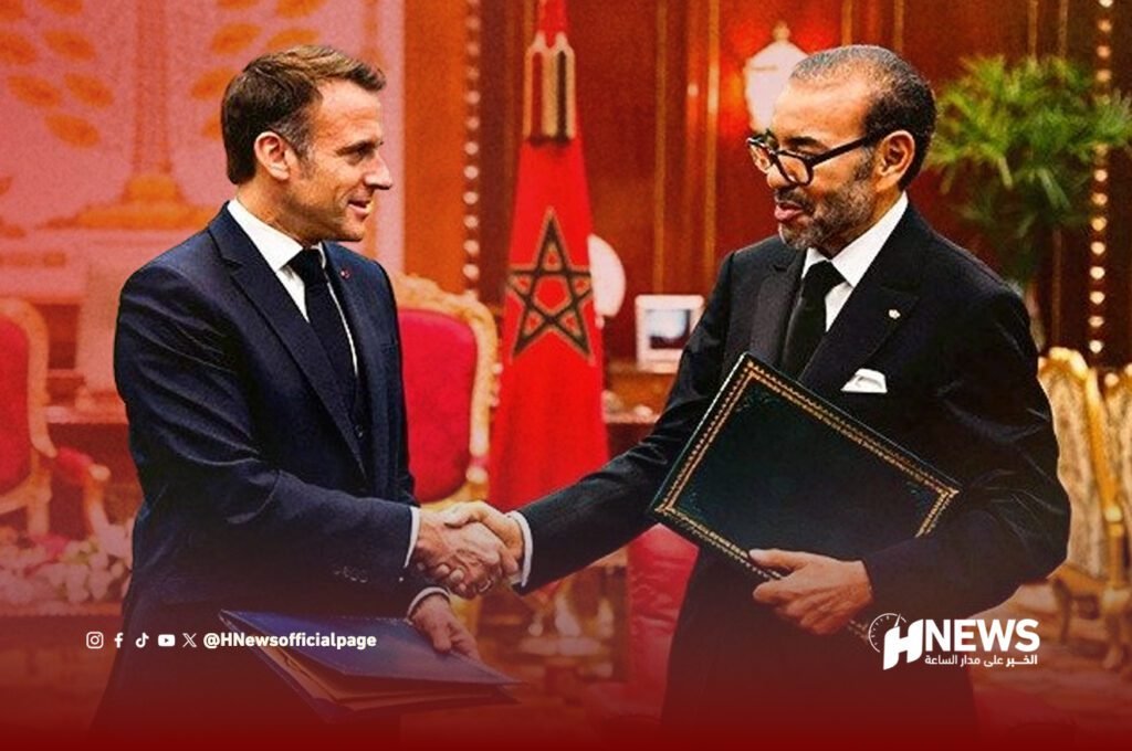 الملك وماكرون