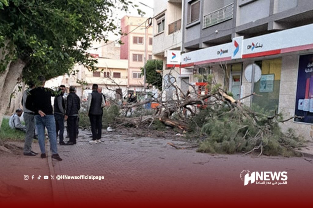 رياح قوية بالناظور