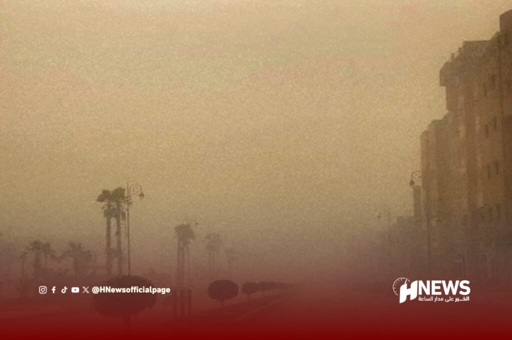رياح قوية وغبار يربكان السير في الجهة الشرقية