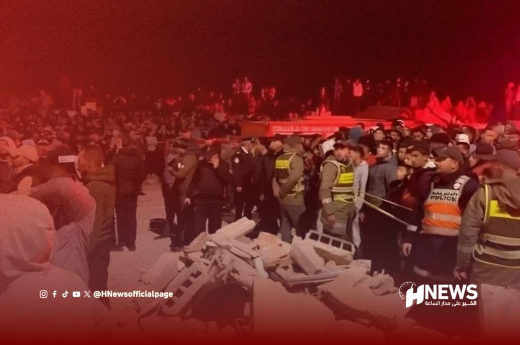 انهيار بنايتين ليلا بفاس - H-NEWS