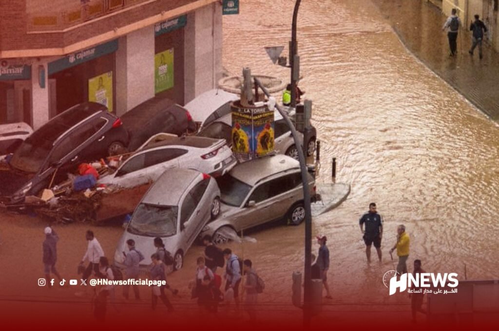 فيضانات برشلونة - H-NEWS