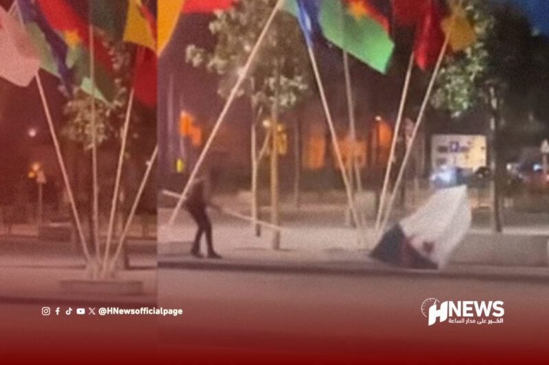 إزالة العلم الجزائري - H-NEWS