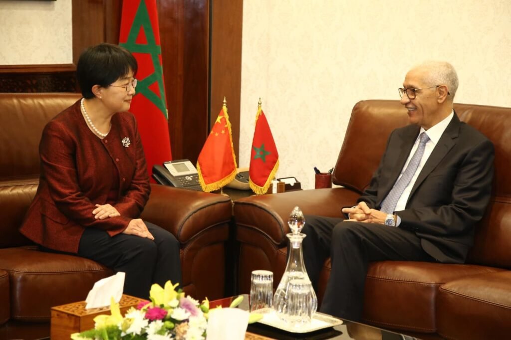 الطالبي العلمي يستقبل سفيرة الصين