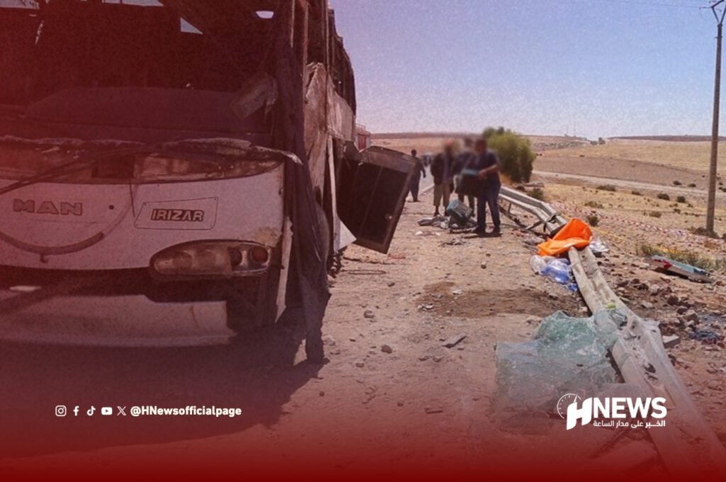 حادثة انقلاب حافلة قرب الصويرة تخلف وفاة وإصابات