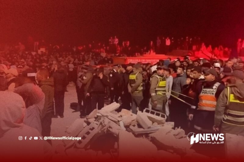 انهيار بنايتين ليلا بفاس - H-NEWS