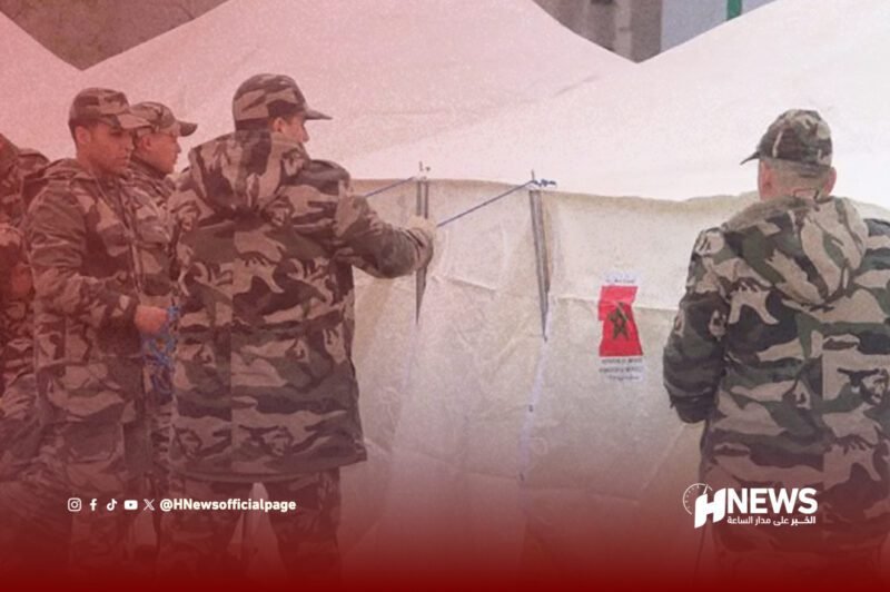 تعبئة لوجستيكية بسيدي قاسم