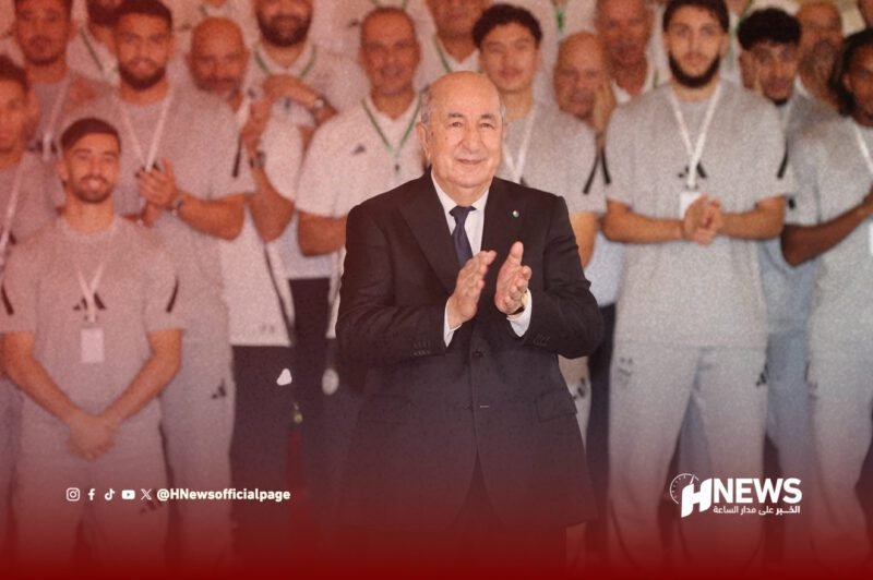 تبون والمنتخب الجزائري - H-NEWS