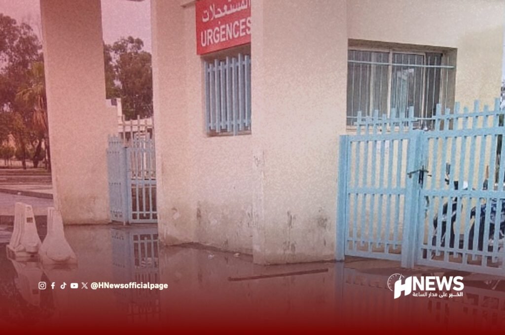 مستنقع يحاصر مستشفى مديونة ويمنع المرضى من الولوج