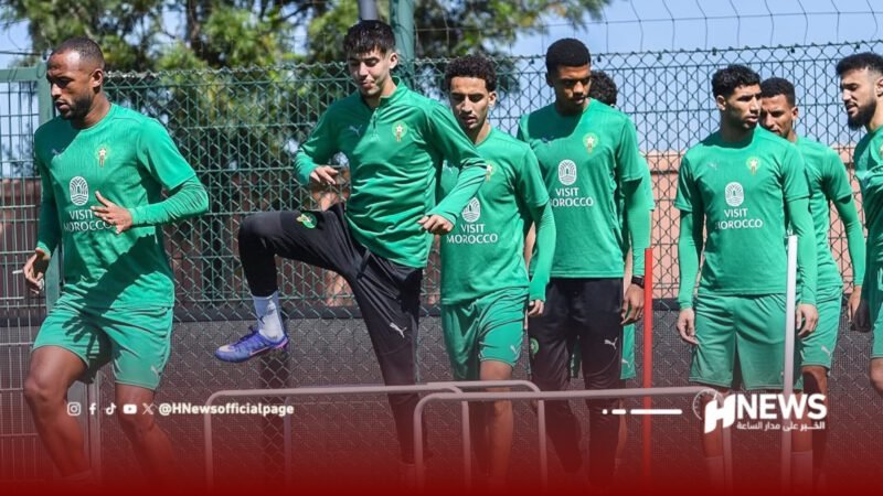 المنتخب المغربي ينهي تحضيراته لمواجهة الإكوادور في مدريد