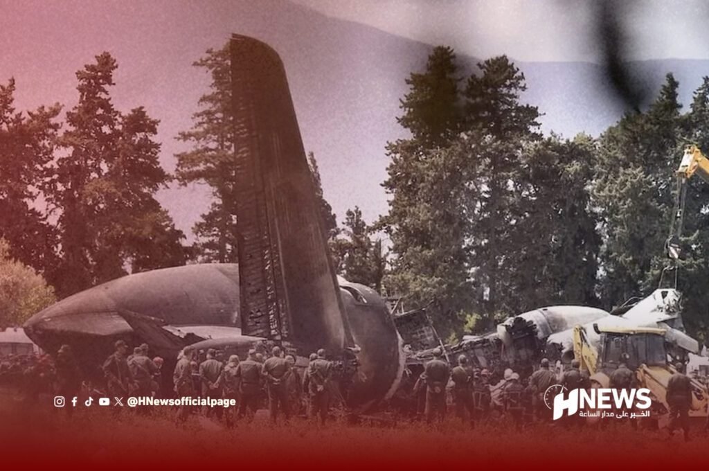 تزايد عدد قتلى حادث تحطم طائرة عسكرية في الجزائر