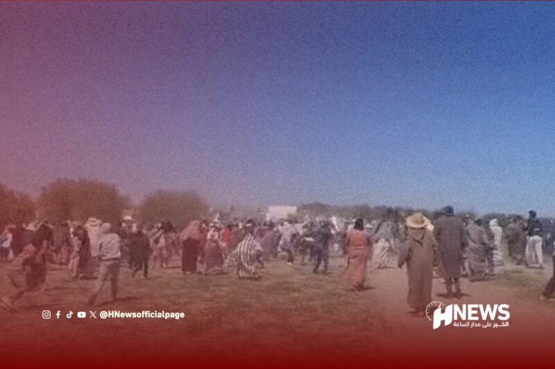 مواجهات وإصابات عناصر الأمن