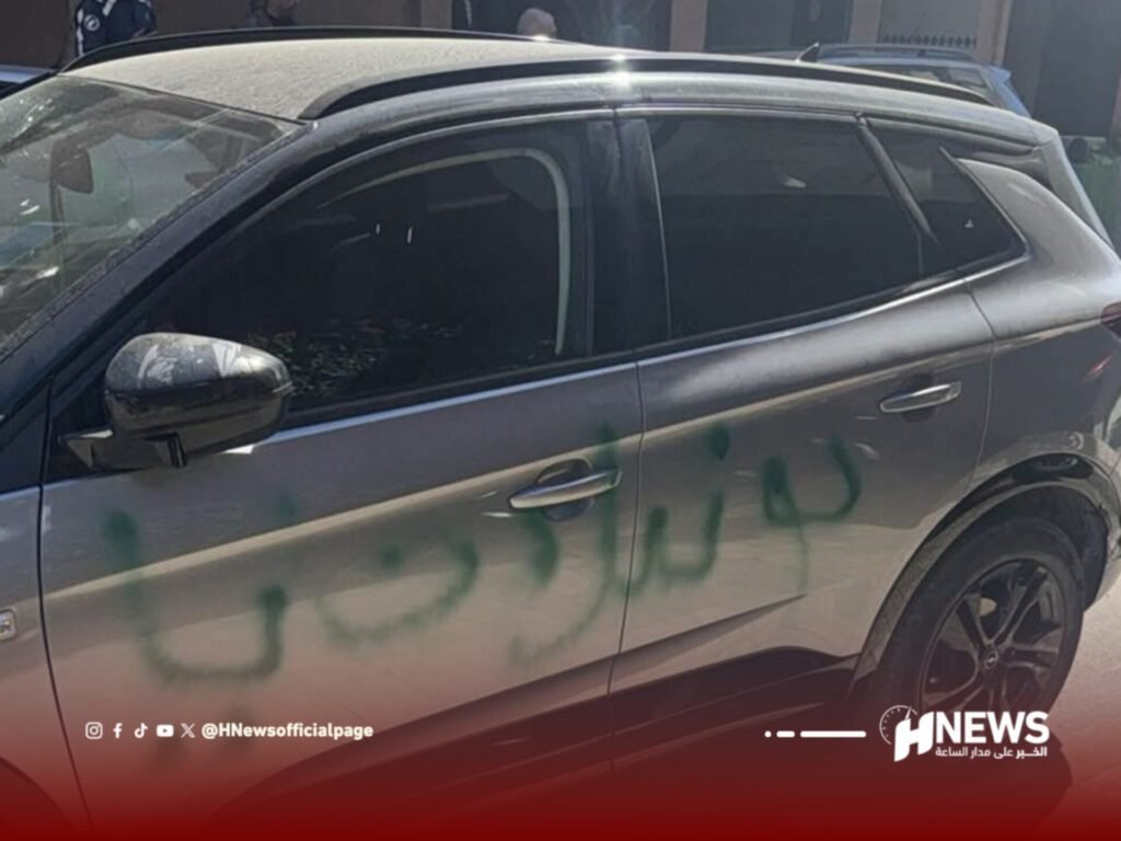 تخريب سيارة رئيس “الكاك” وعبارة “نوبتك جايا” تثير الجدل