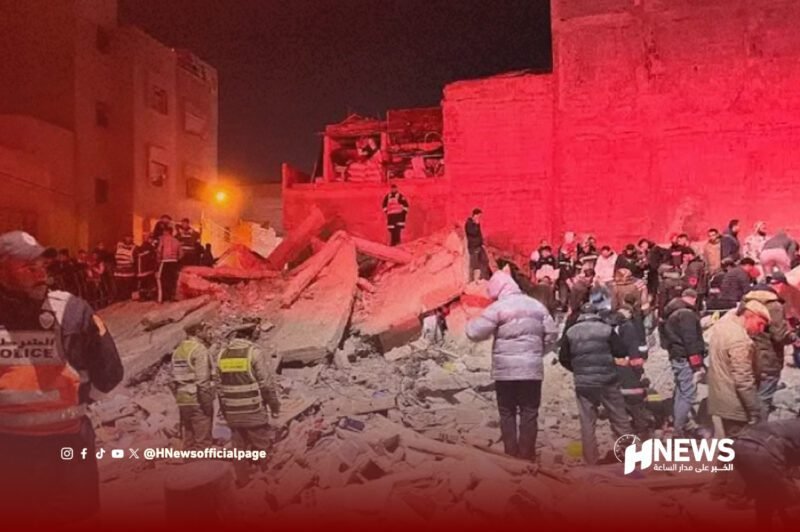 انهيار عمارة فاس