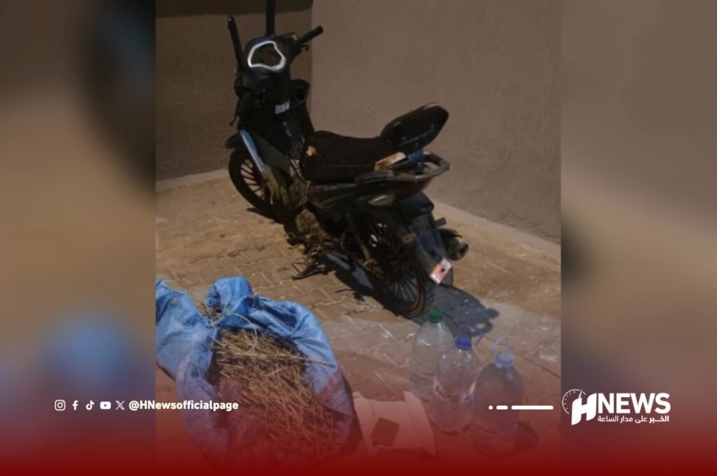 درك الدروة يحجز سنابل من القنب الهندي