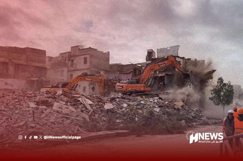 بالفيديو.. استنفار بالبيضاء لهدم منازل درب الرماد