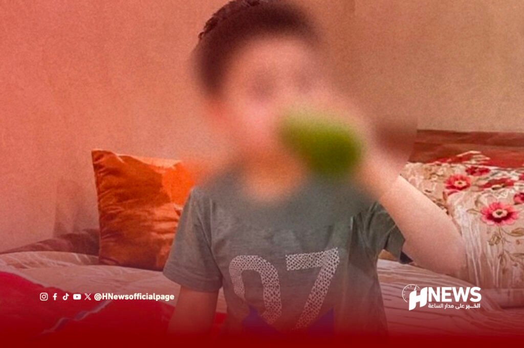 طفل يشرب الخمر