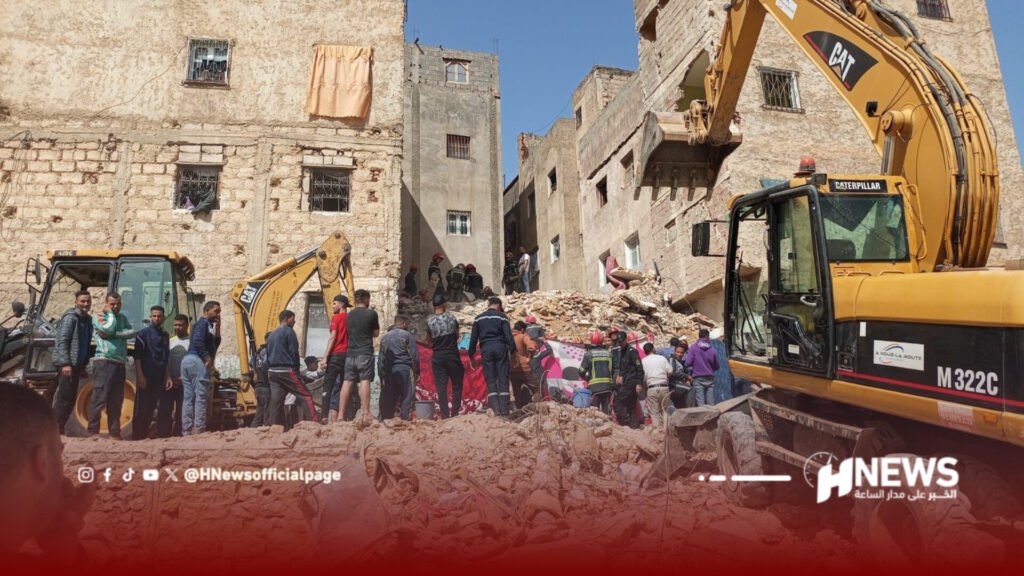 فاس.. مصرع 4 أشخاص وإصابة 6 آخرين في انهيار بناية سكنية