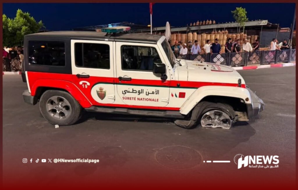 توقيف افريقي سارق سيارة وظيفية بعد مطاردة أمنية بمراكش