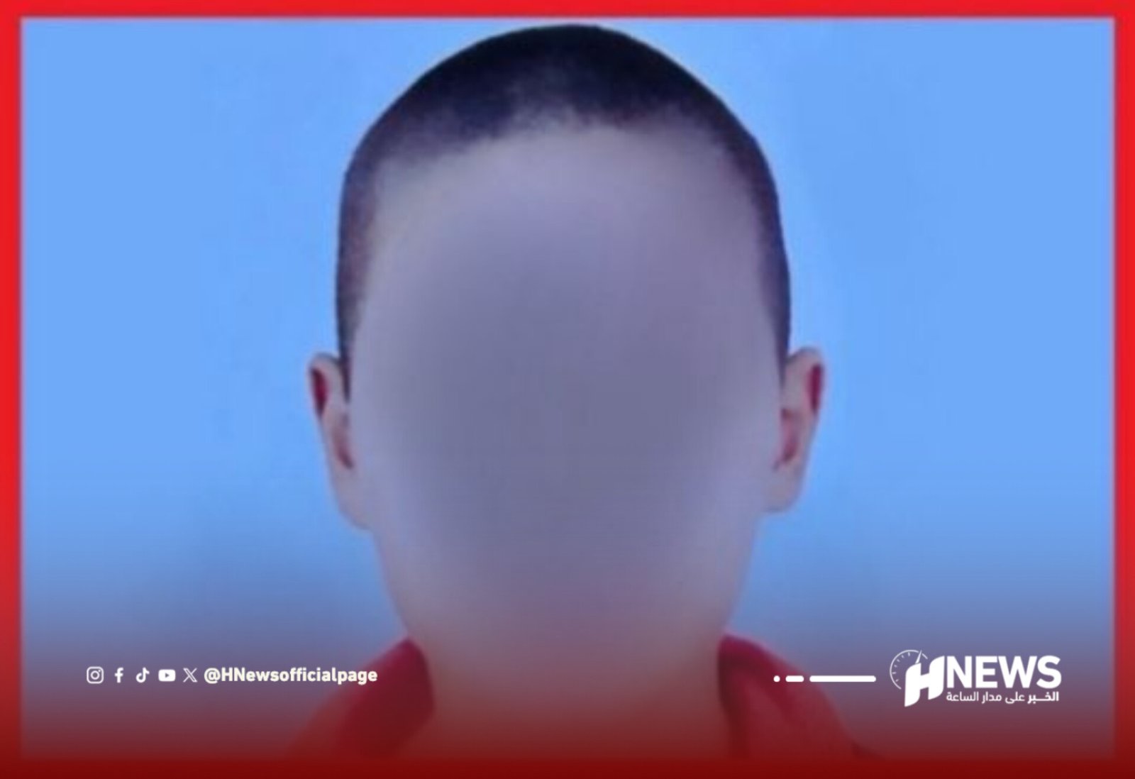 Video thumbnail: person with shaved head facing away against a blue background, with a red border and HNEWS watermark in the bottom-right.