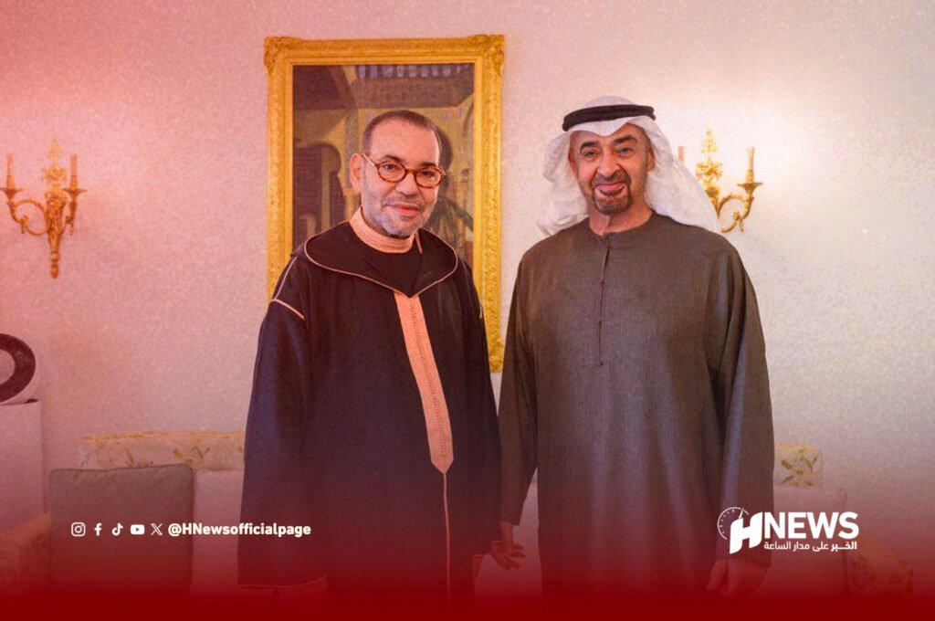 الملك محمد السادس يلتقي الرئيس الإماراتي
