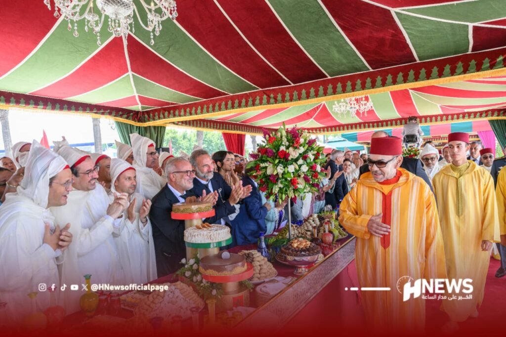 الملك محمد السادس حفل استقبال