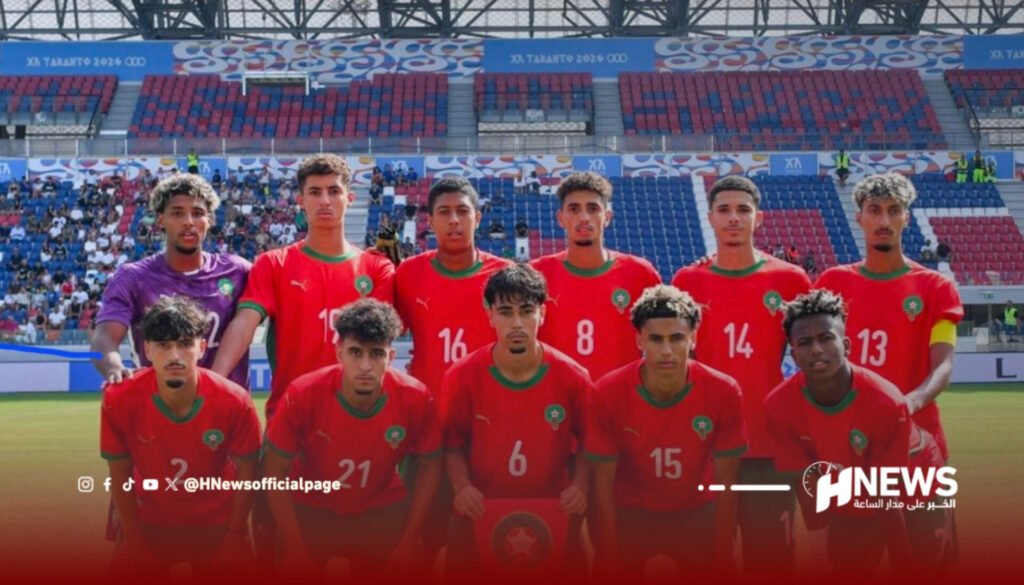 المنتخب المغربي لأقل من 20 سنة يتوج بالبرونزية في ألعاب البحر الأبيض المتوسط