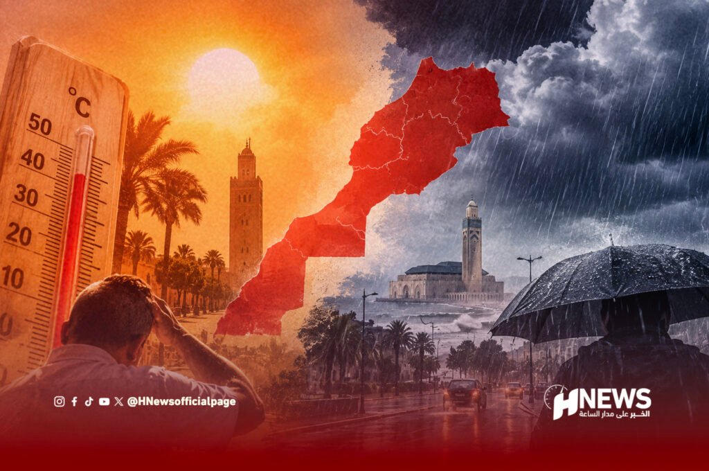 طقس السبت.. الرعد والبرد بعدة مناطق وارتفاع الحرارة بالسهول