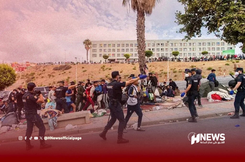 رصاص تحذيري وتدخل أمني بعد تدافع مئات المهاجرين في سبتة